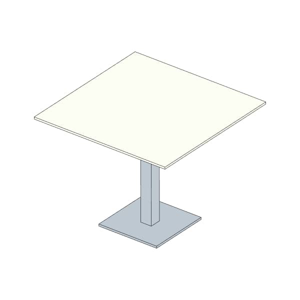 Mesa Rectangular Fenólica 1085 Blanca